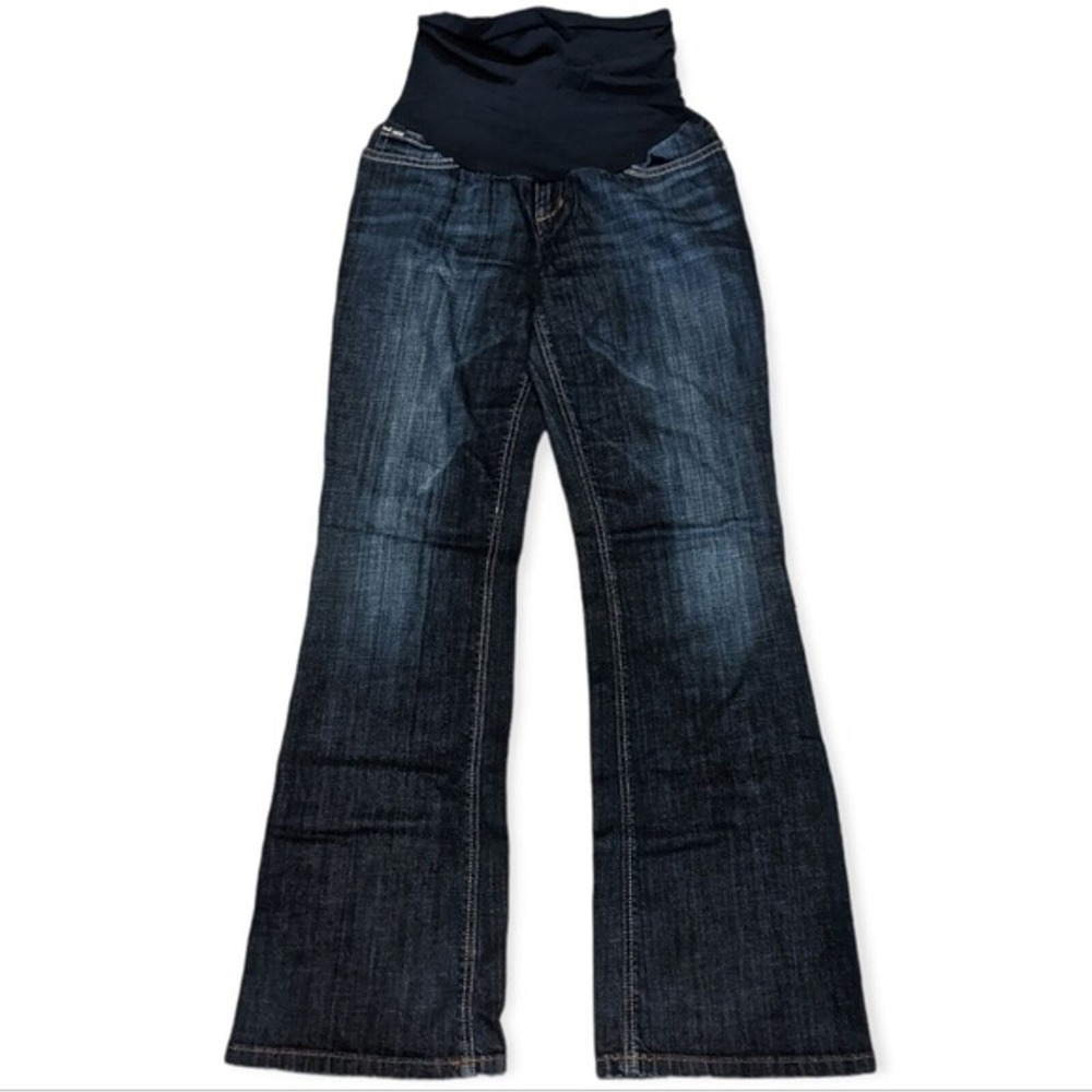 Joe's full Panel dark wash flare maternity jeans 29 Provocateur - Picture 5 of 7